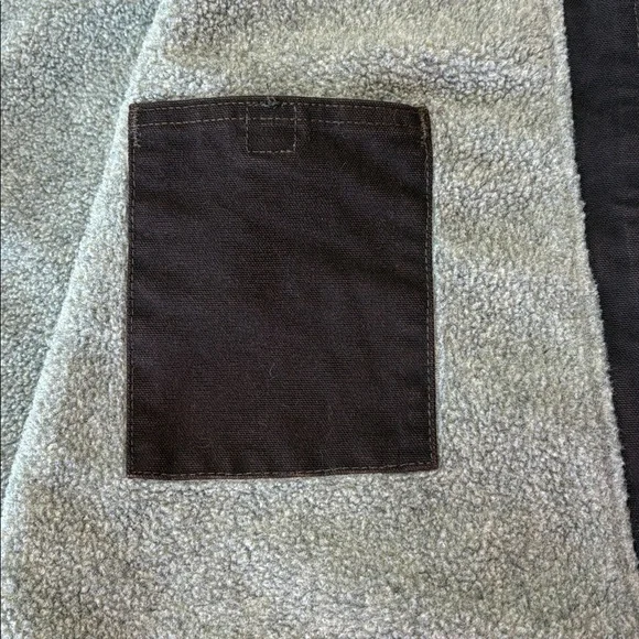 EUC Carhartt Washed Duck Sherpa-Lined Mock-Neck Relaxed-Fit Vest- Women’s Large - Picture 9 of 12